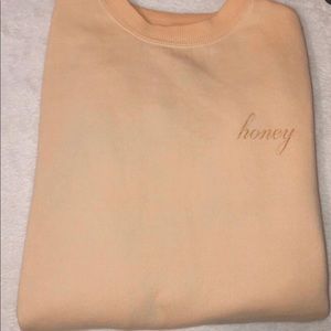 Brandy honey crewneck